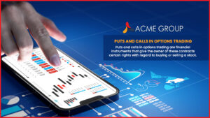 Puts and calls in options trading